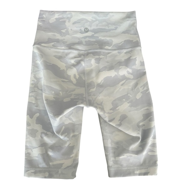 Lululemon Wunder Under Short 10"‎ *Ribbed Camo Jacquard Alpine White Starlight - Picture 11 of 16